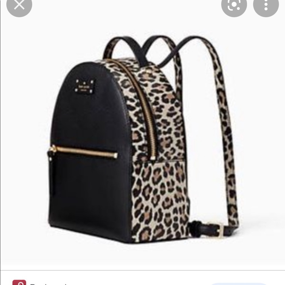 Kate Spade Leopard Backpack